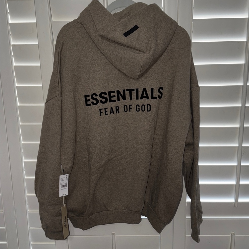 Essentials FEAR OF GOD ✨ Gray Hoodie NWT ⚡️fast and reduced shipping ! - Picture 4 of 5